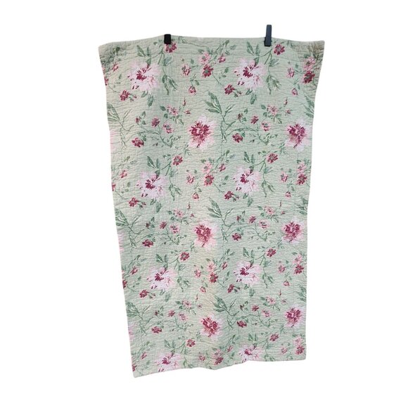 2 Laura Ashley Cottage Rose King Size Pillow Shams - Picture 1 of 3